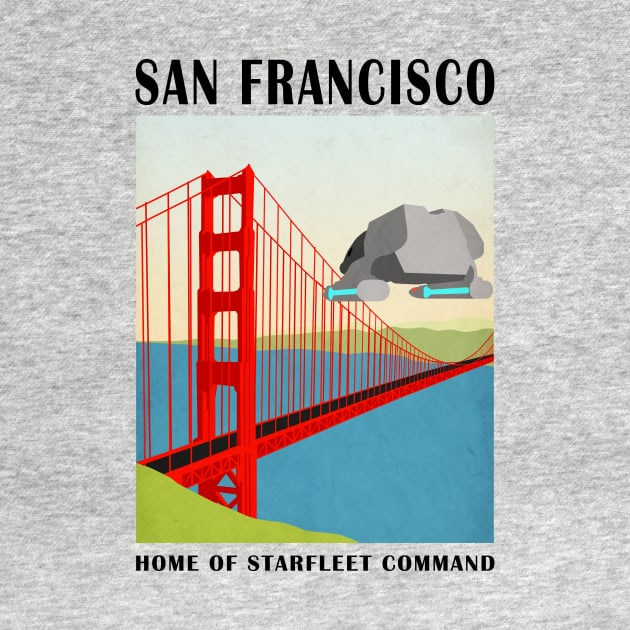 Star Trek - Travel Poster San Francisco by AdriansFinalFrontier